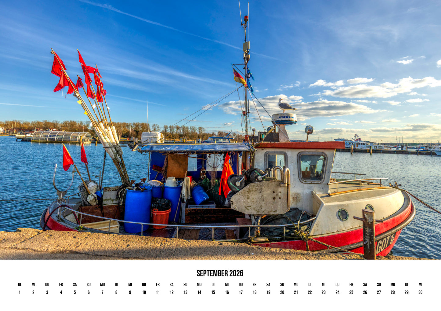 Travemünde – Ostsee im Light 2026 | Fotokalender A3 Querformat