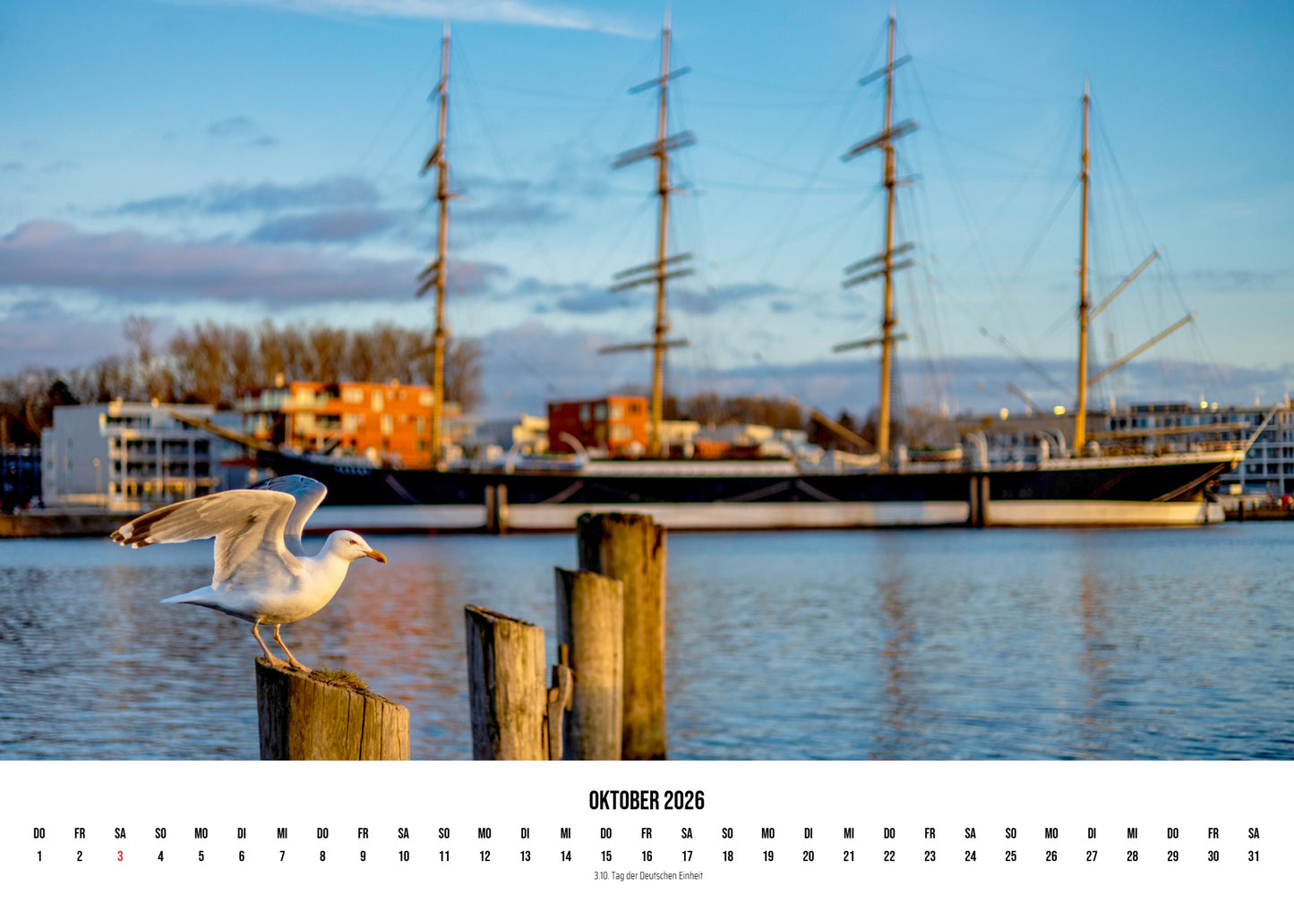 Travemünde – Ostsee im Light 2026 | Fotokalender A3 Querformat