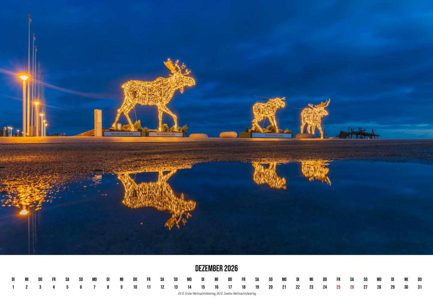 Travemünde – Ostsee im Light 2026 | Fotokalender A3 Querformat