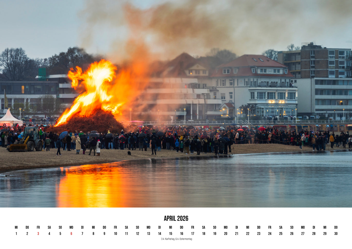 Travemünde – Ostsee im Light 2026 | Fotokalender A3 Querformat