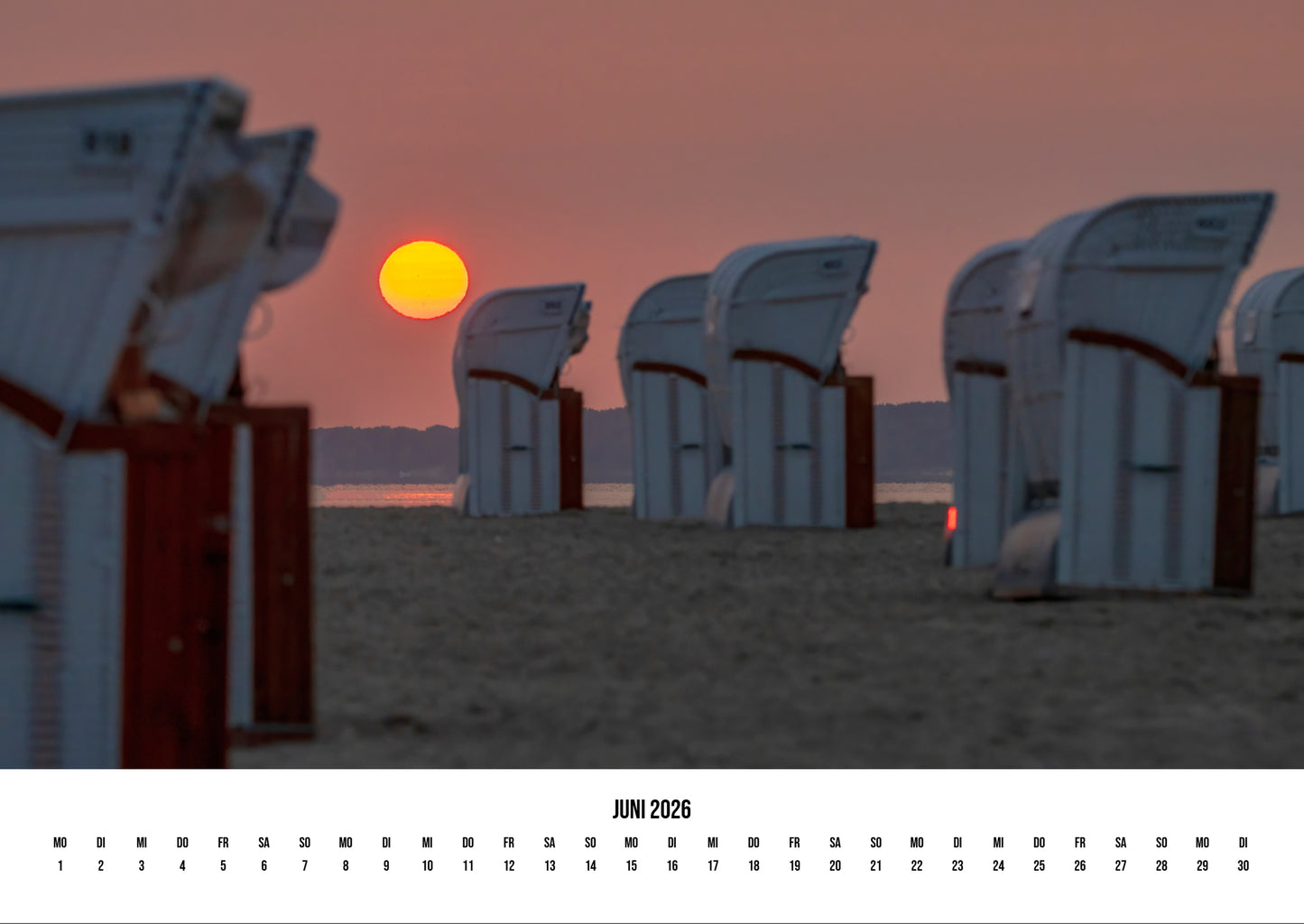 Travemünde – Ostsee im Light 2026 | Fotokalender A3 Querformat