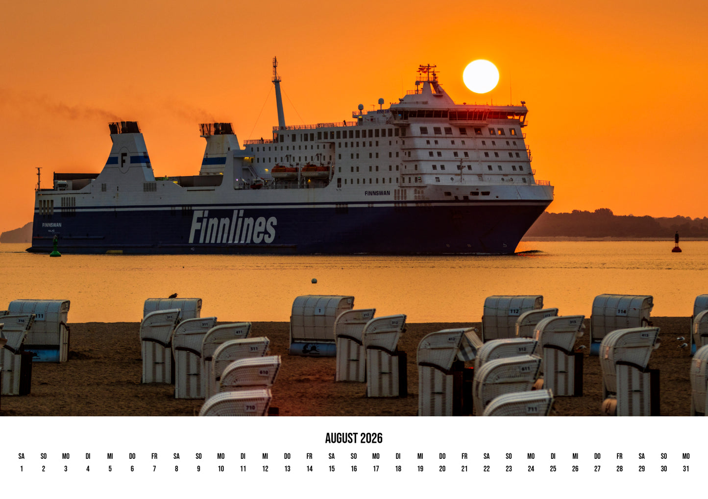 Travemünde – Ostsee im Light 2026 | Fotokalender A3 Querformat