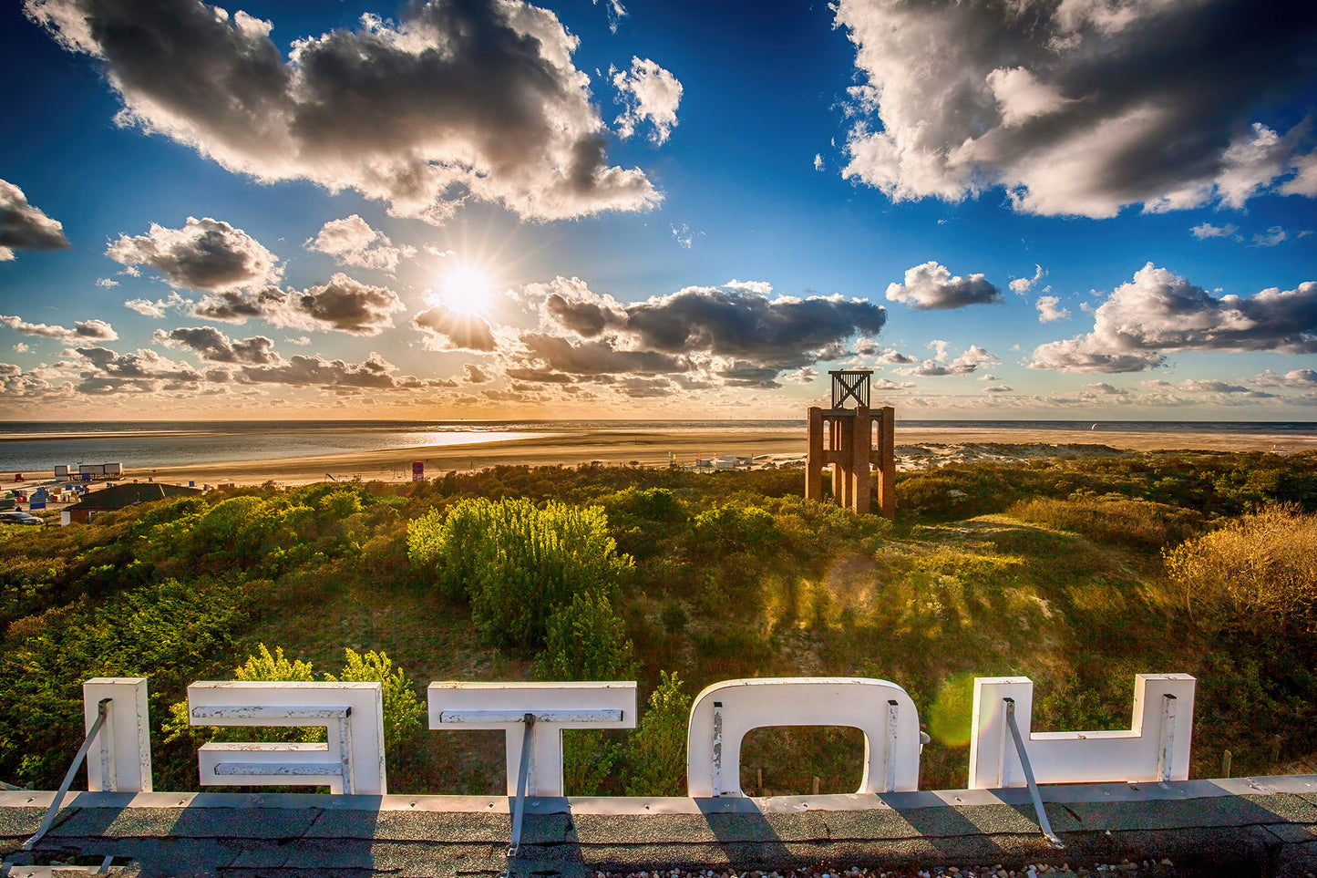 Sonnenuntergang im Mai  - Insel Borkum ( 2019 )