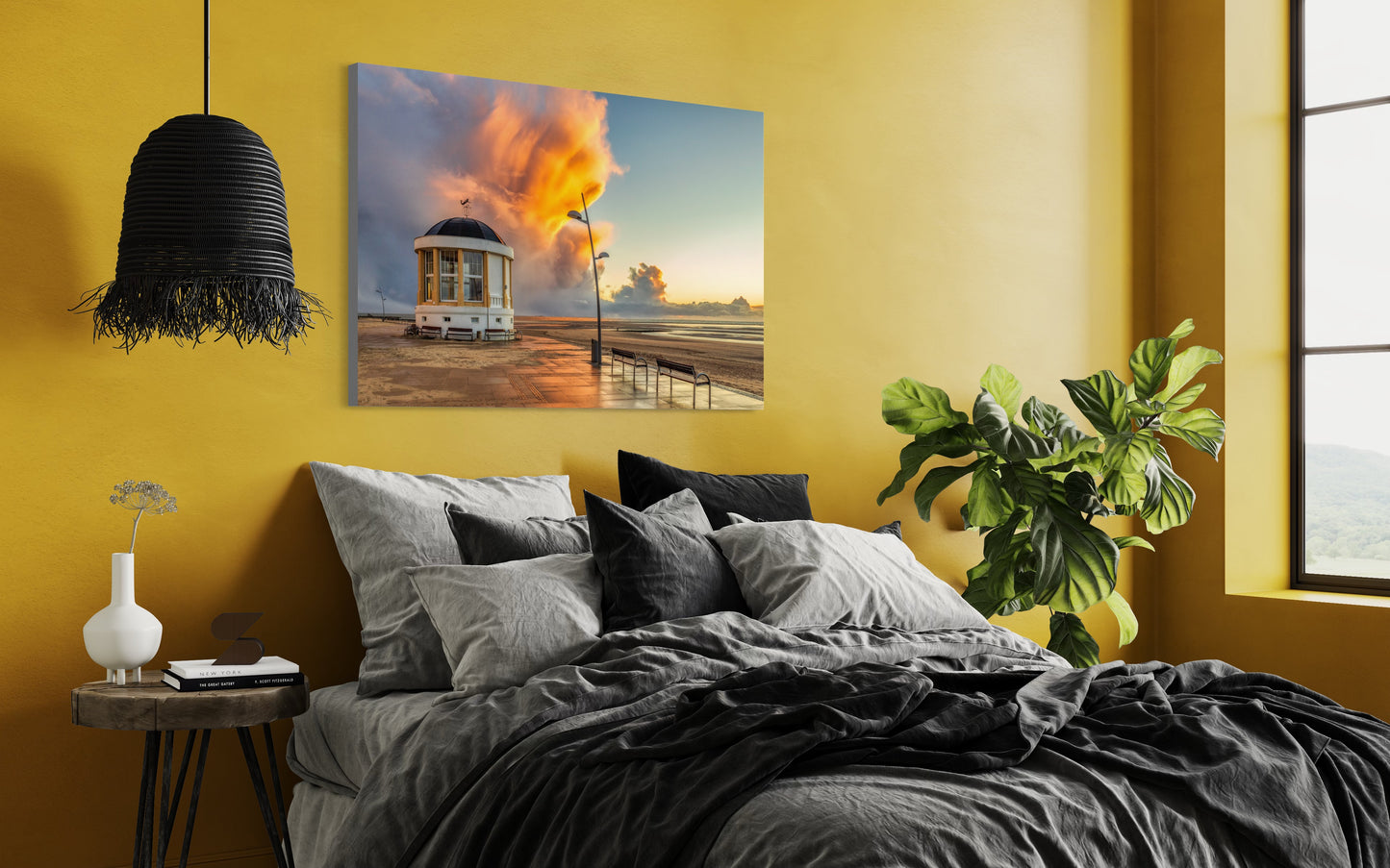 Musikpavillon bei Sonnenuntergang - Insel Borkum ( 2023 )