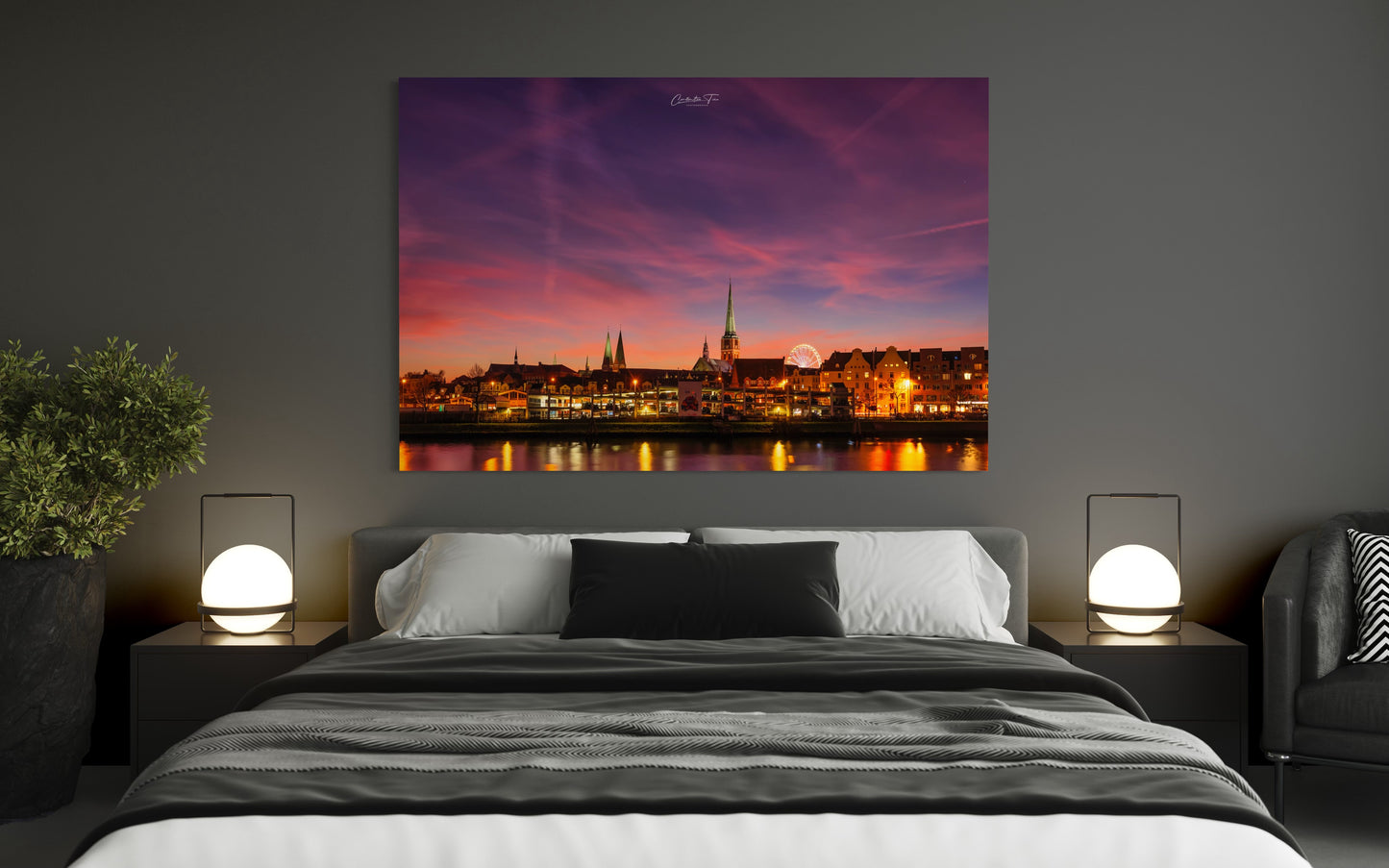 Lübeck - Sonnenuntergang