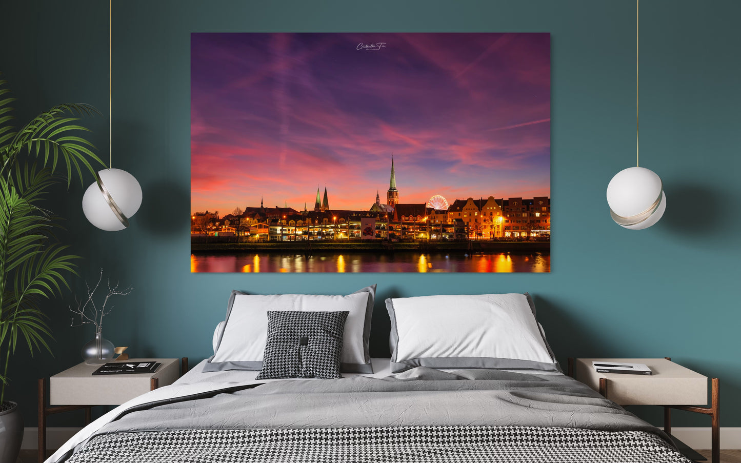 Lübeck - Sonnenuntergang