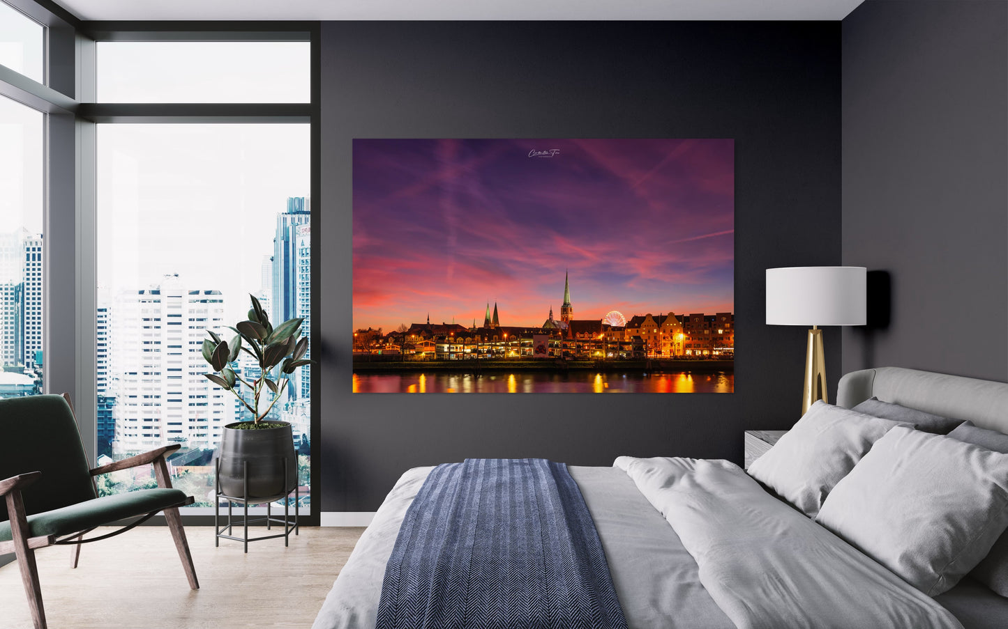 Lübeck - Sonnenuntergang