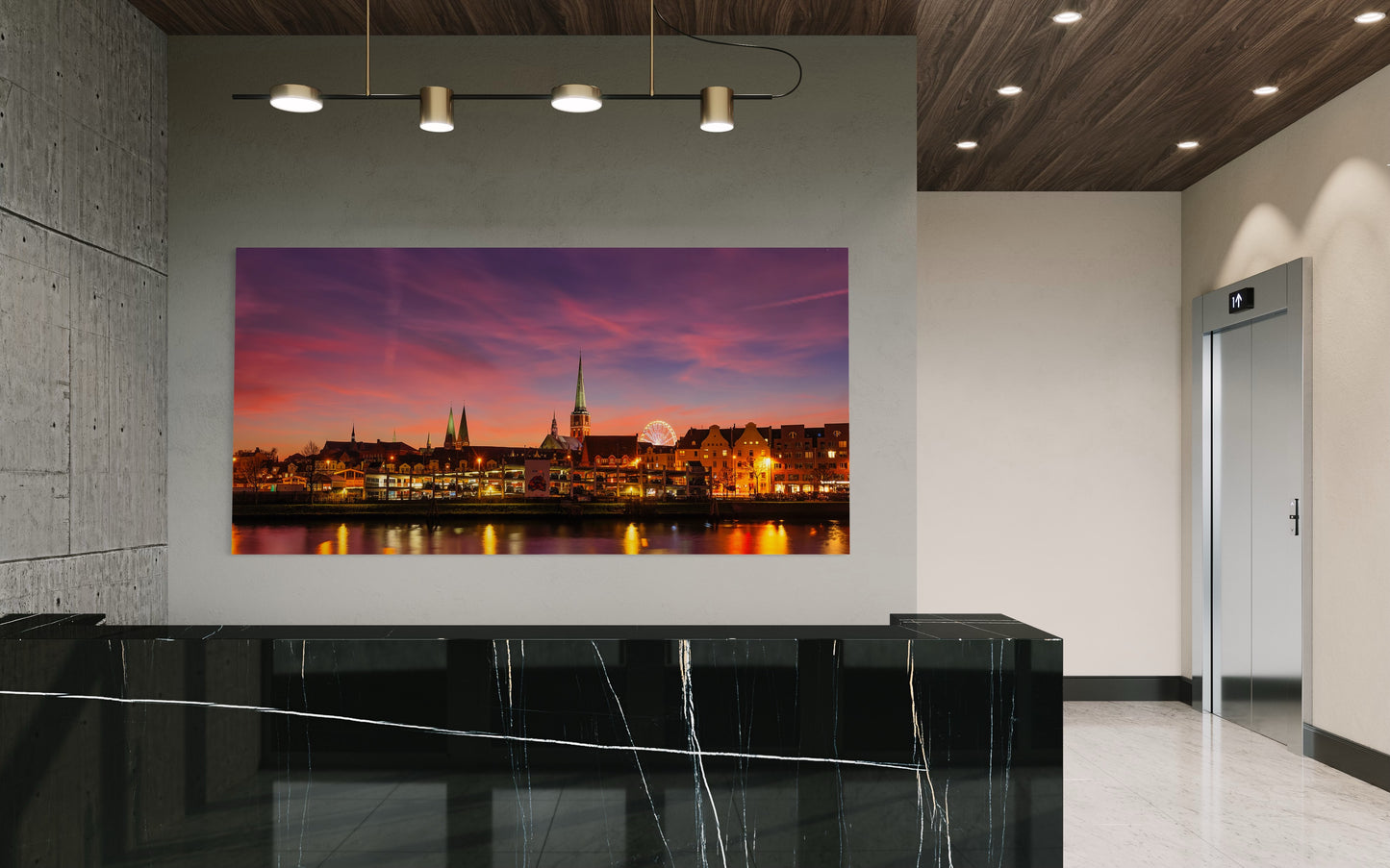 Lübeck - Sonnenuntergang