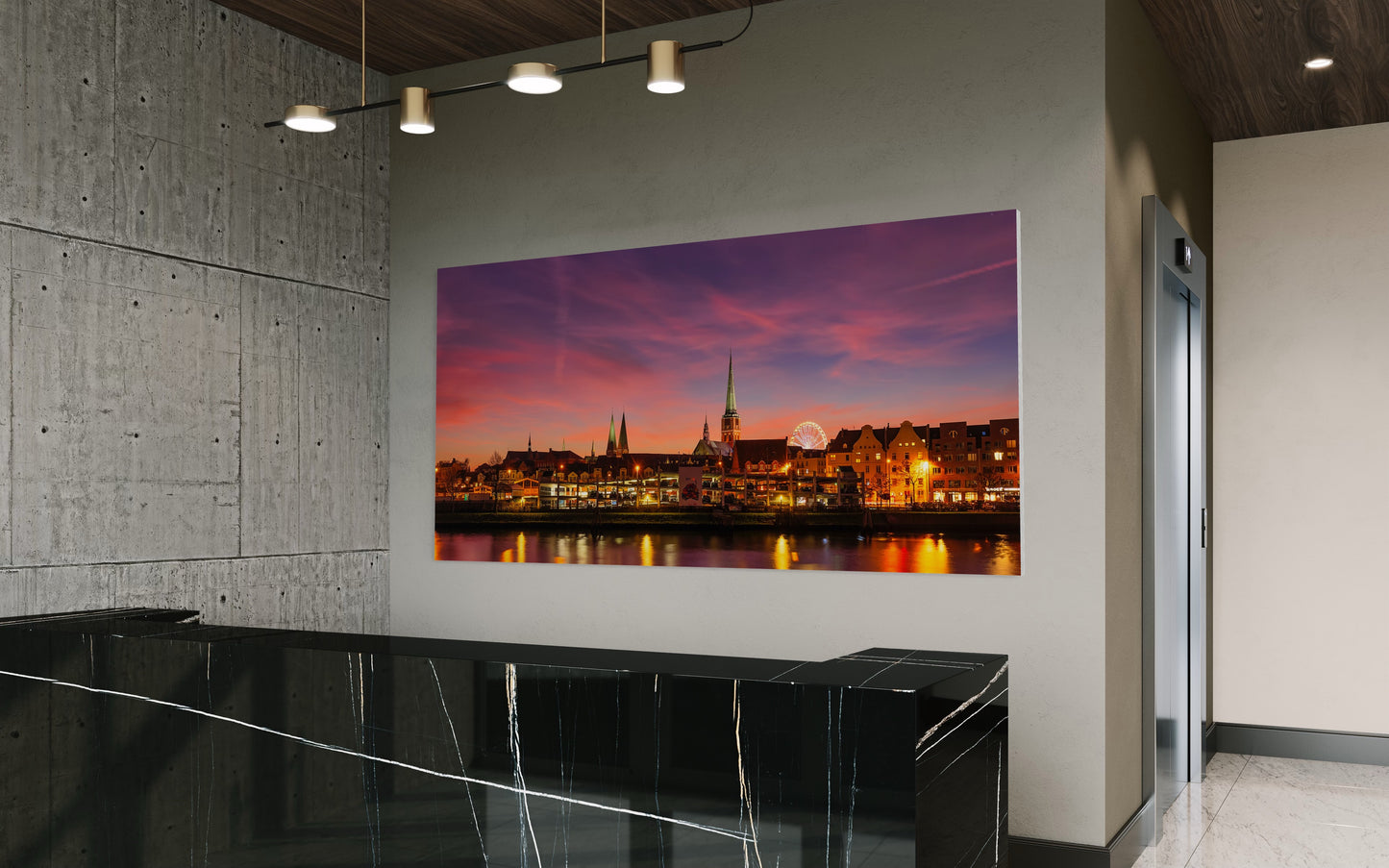 Lübeck - Sonnenuntergang