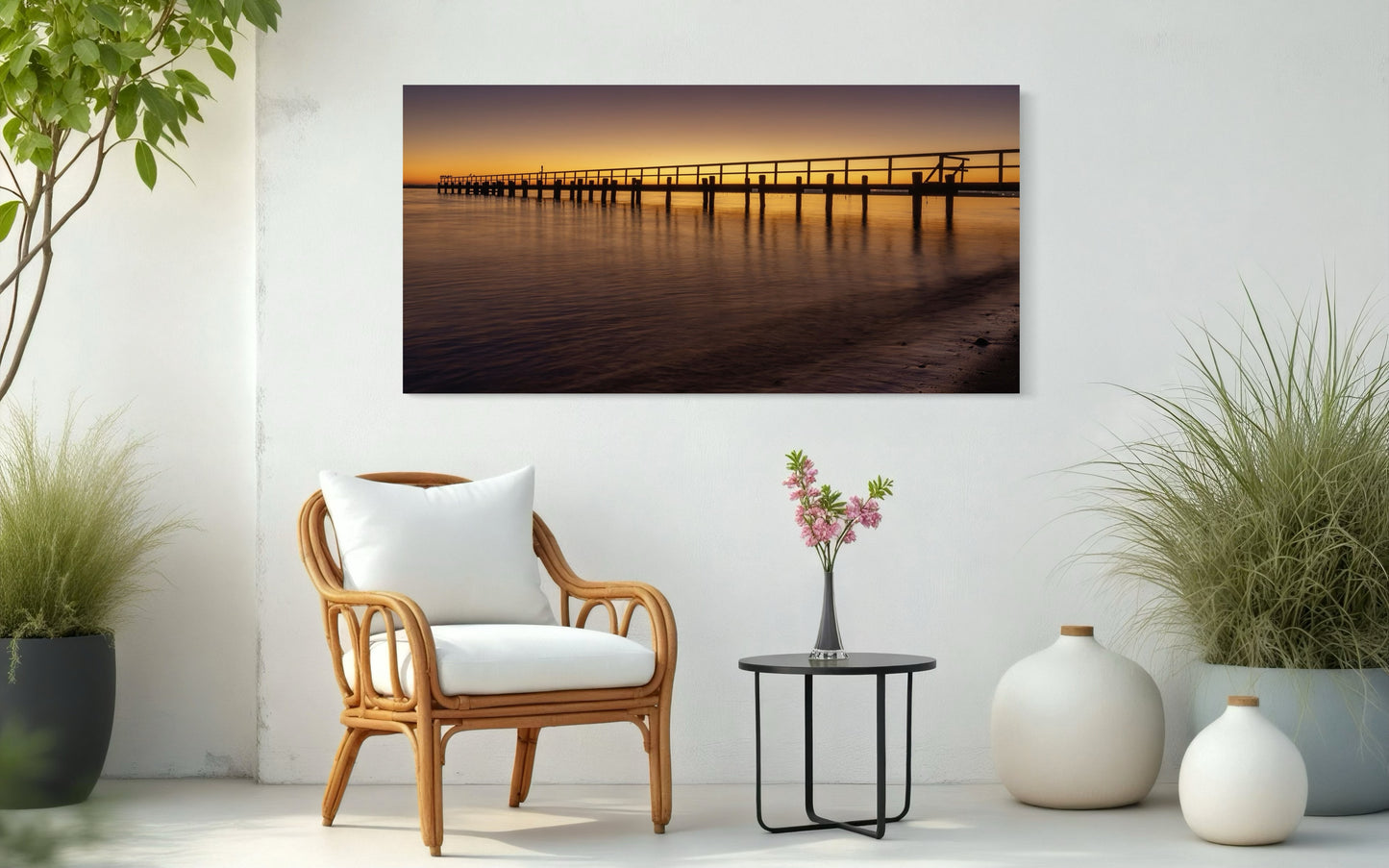 Travemünde -Die Ewigkeit eines Sonnenaufgangs in Travemünde