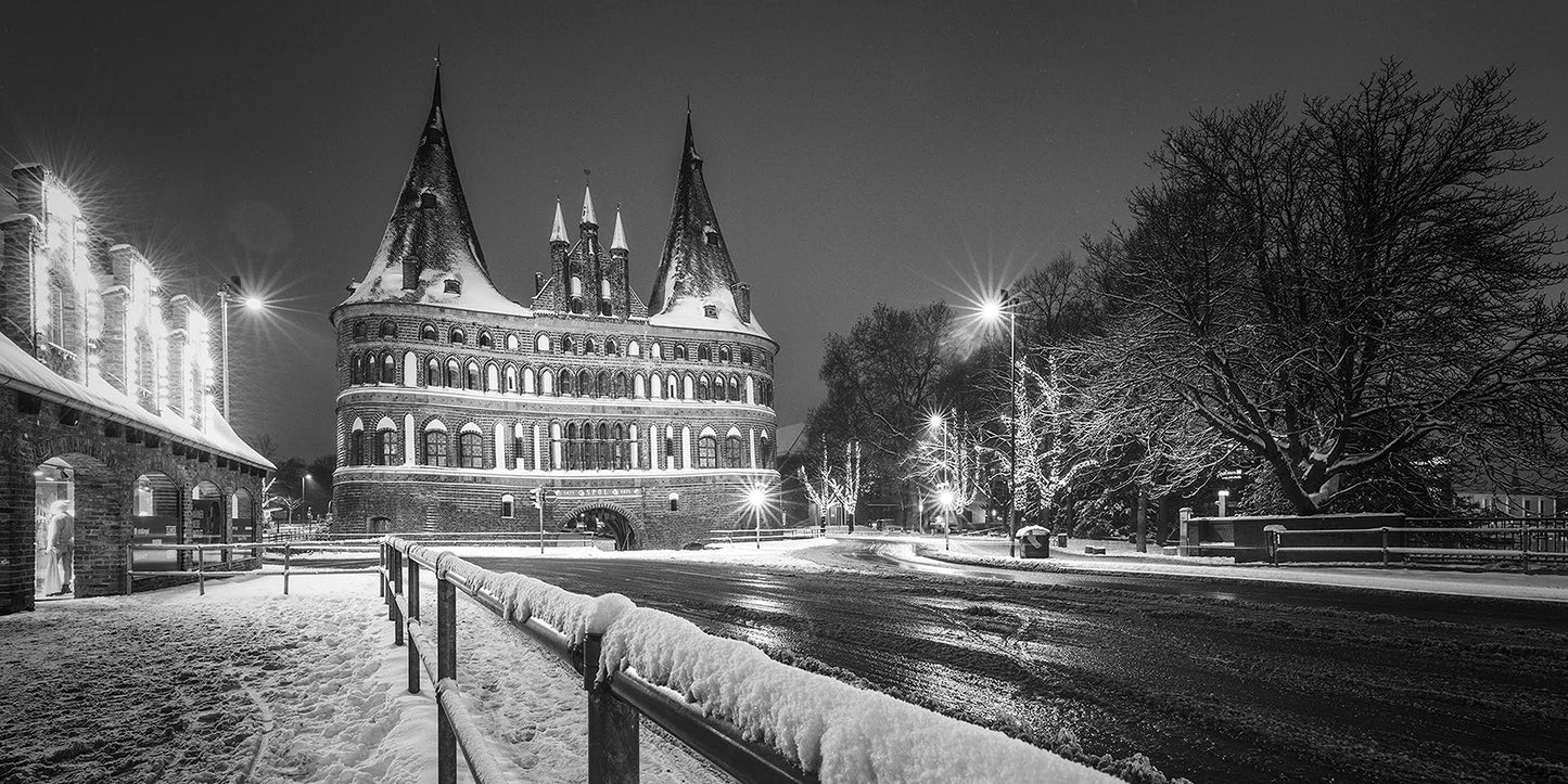 Lübeck - Holstentor - Winter