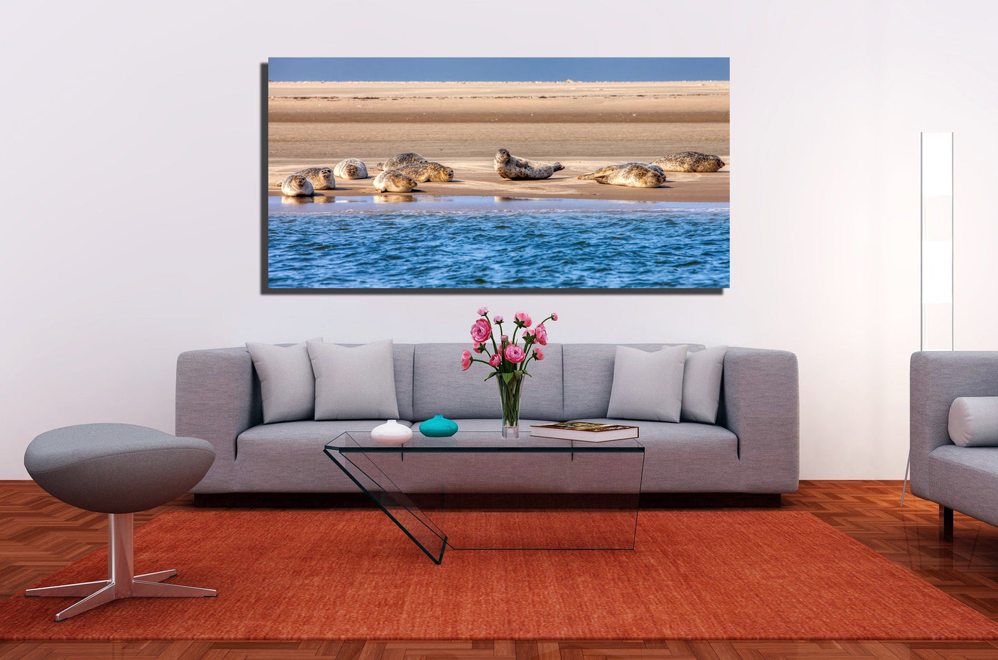 Insel Borkum - Seewölfe sitzen in der Sonne - Instant Download