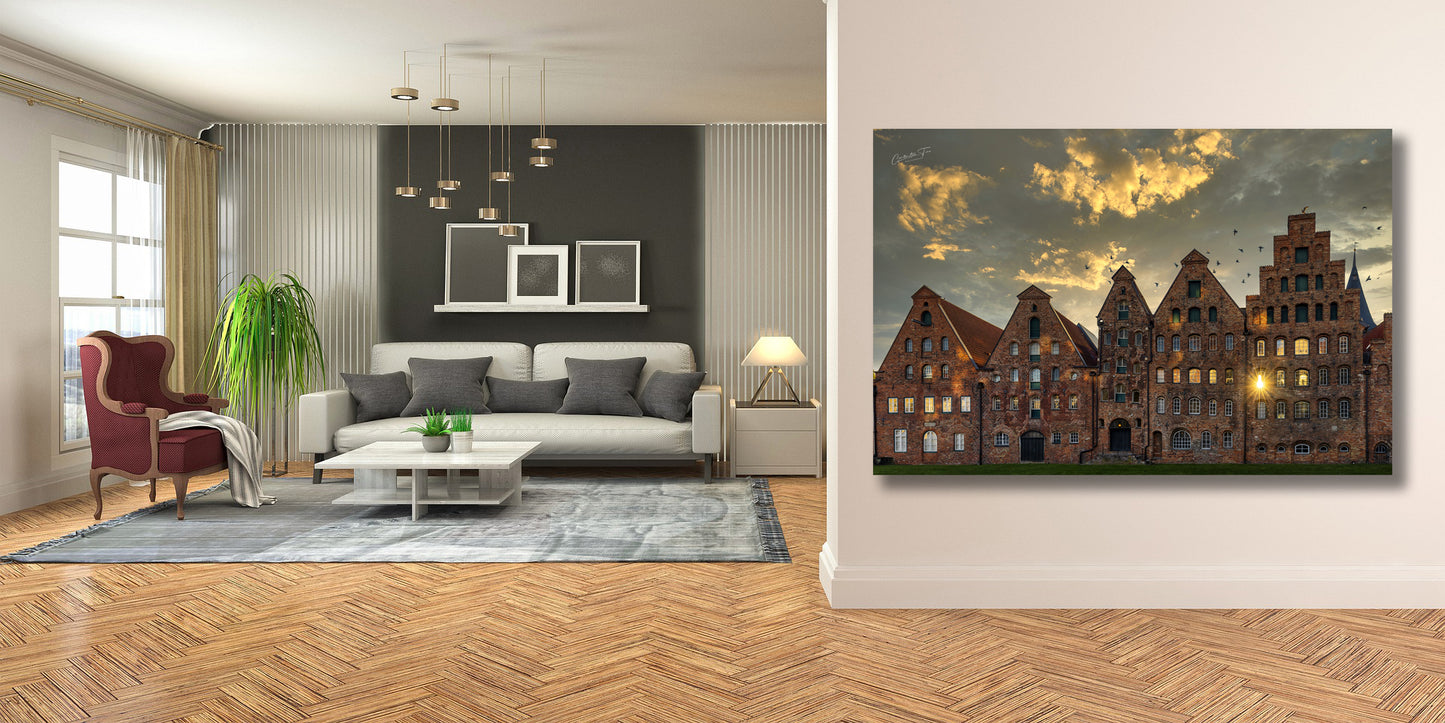 Poster, Foto auf Leinwand, Holz, Acrylglas, Alu-Dibond, Fine Art Foto -UNIKAT Foto - Lübeck - Schleswig-Holstein
