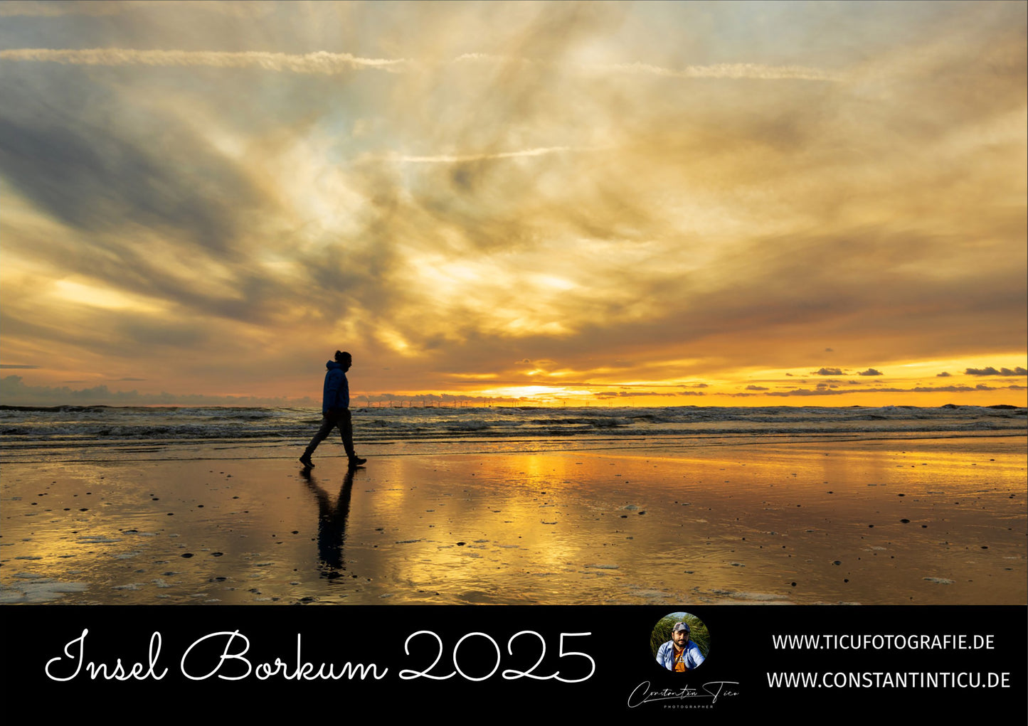 Die Magie der Insel Borkum - A3 Wandkalender 2025