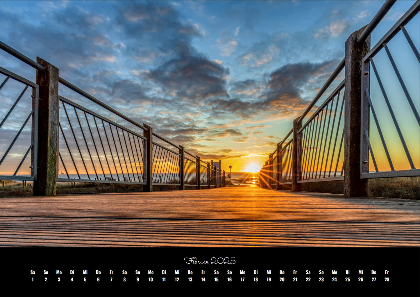 Die Magie der Insel Borkum - A3 Wandkalender 2025