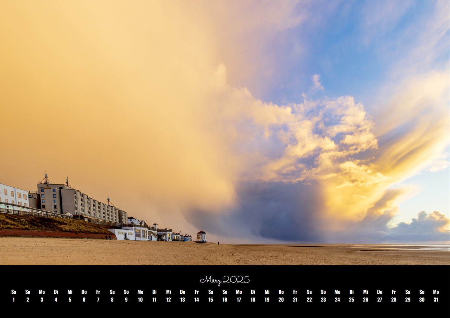 Die Magie der Insel Borkum - A3 Wandkalender 2025