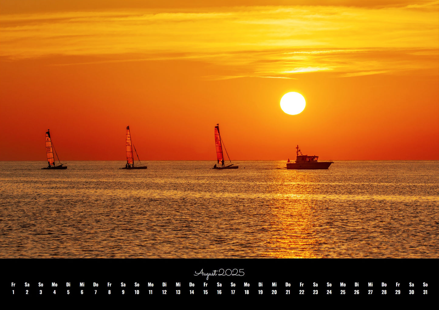 Die Magie der Insel Borkum - A3 Wandkalender 2025