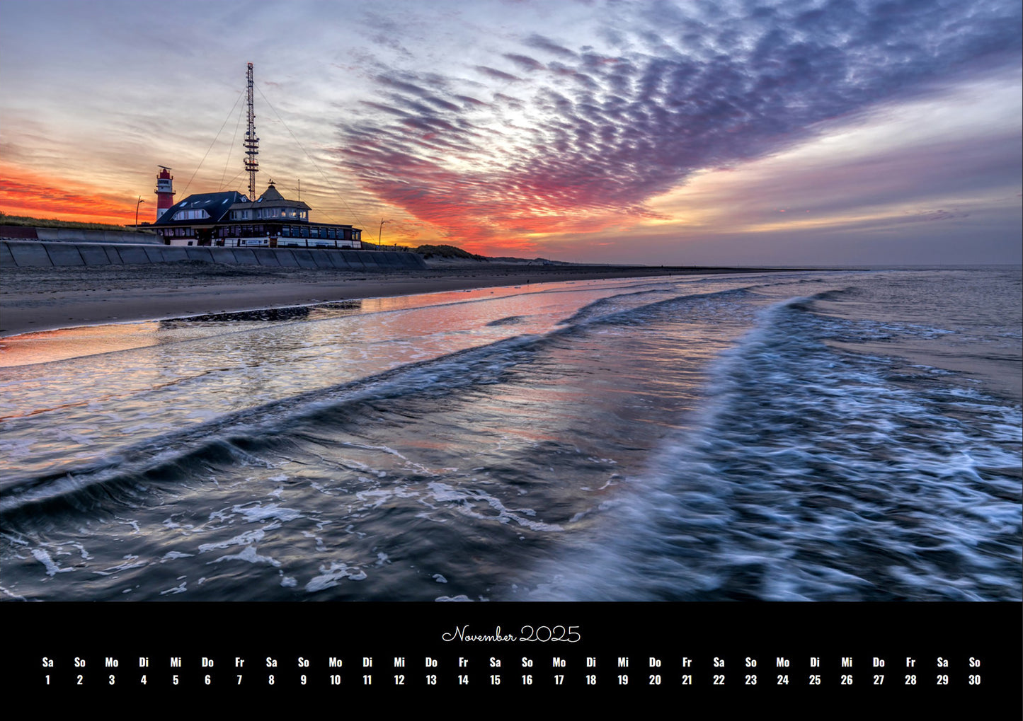 Die Magie der Insel Borkum - A3 Wandkalender 2025