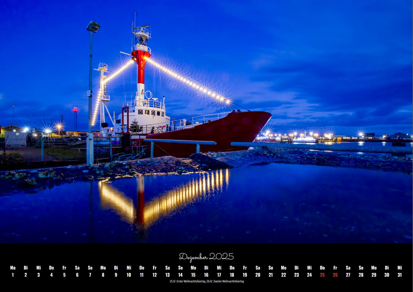 Die Magie der Insel Borkum - A3 Wandkalender 2025