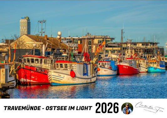 Travemünde – Ostsee im Light 2026 | Fotokalender A3 Querformat