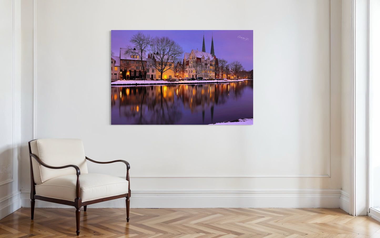 Lübeck – Die blaue Stunde am stillen Wasser