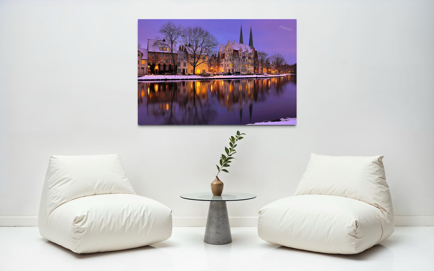 Lübeck – Die blaue Stunde am stillen Wasser