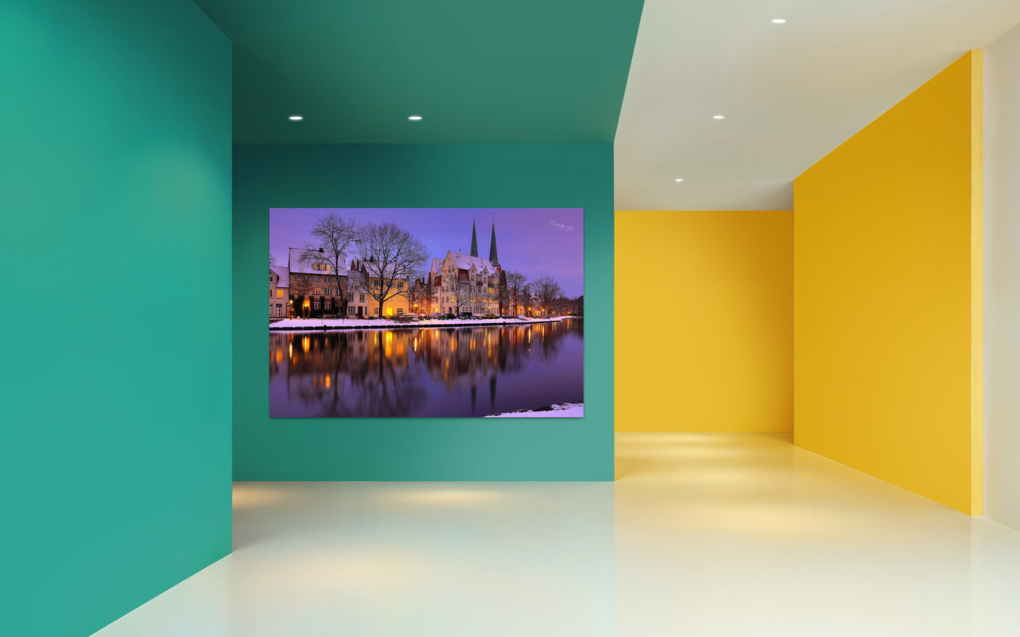 Lübeck – Die blaue Stunde am stillen Wasser