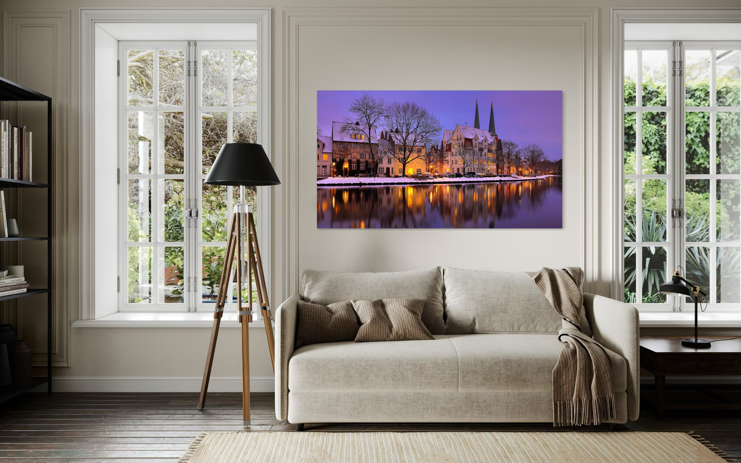 Lübeck – Die blaue Stunde am stillen Wasser