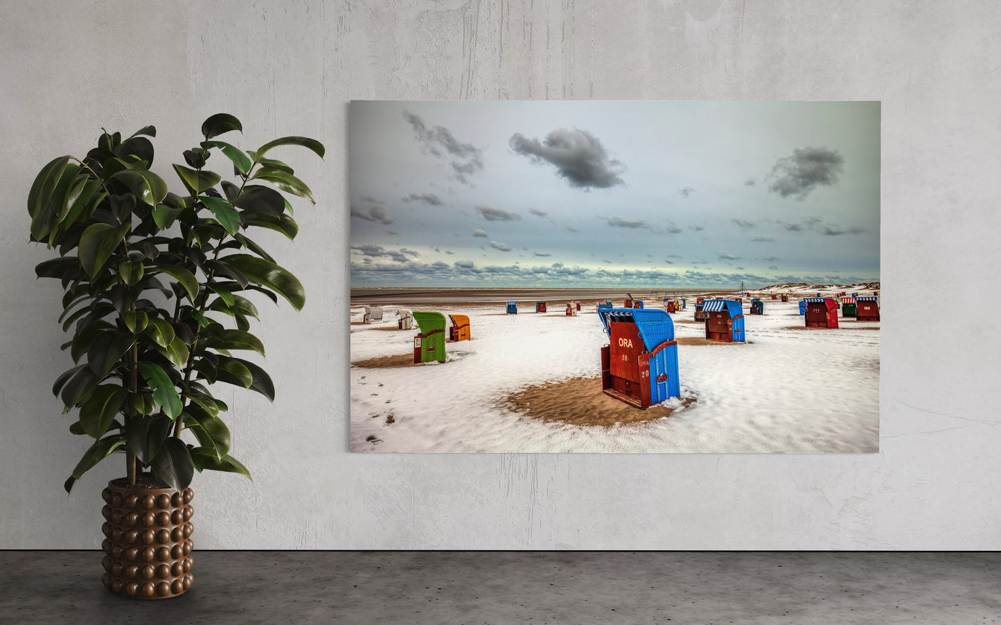 Winterstrand – Borkum, 1. April 2022