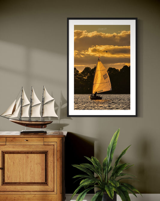 Fine Art Print / Die Reise des Herzens zum Horizont der Stille