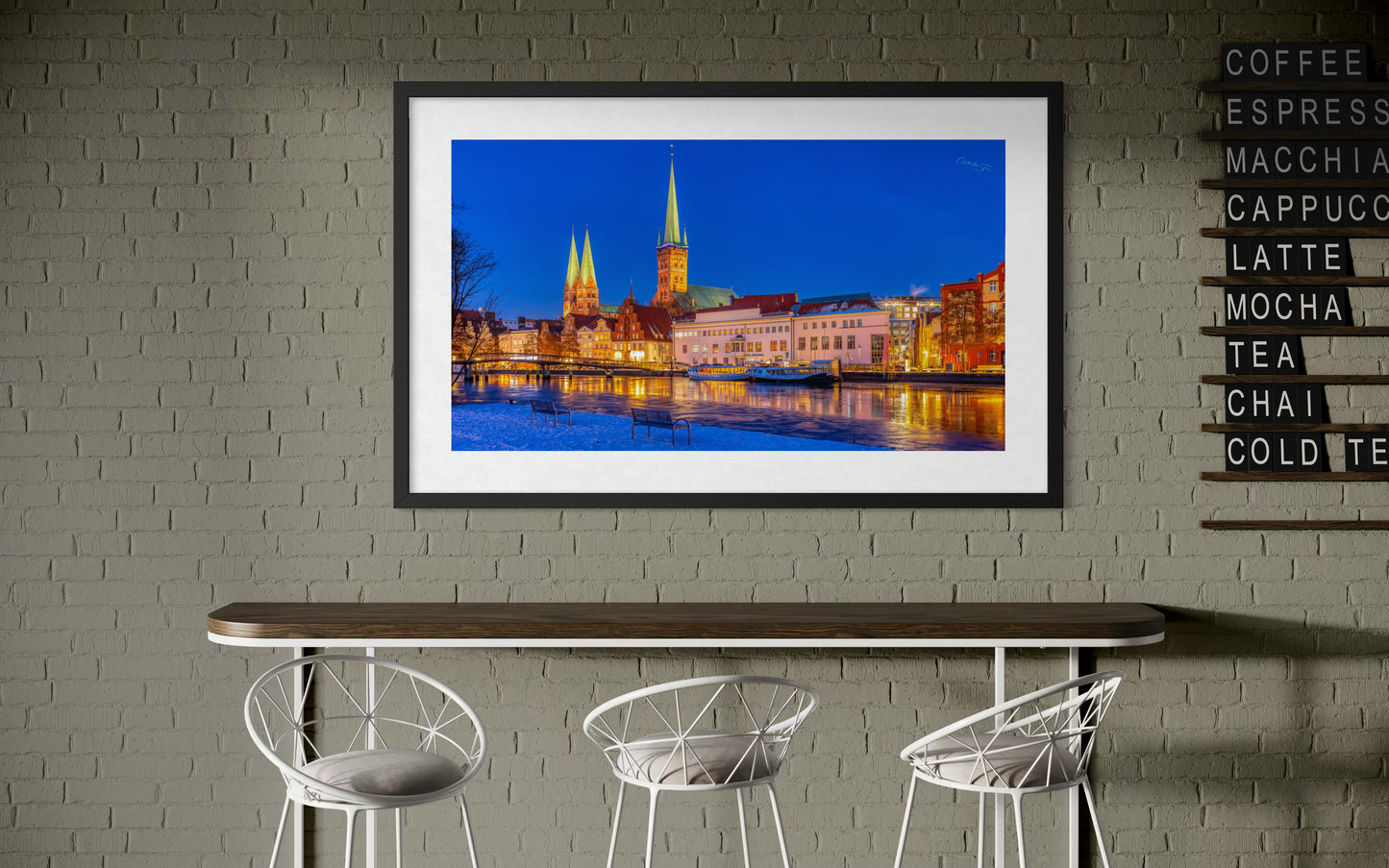 Lübeck – Winterlicht über der Altstadt | Fine Art