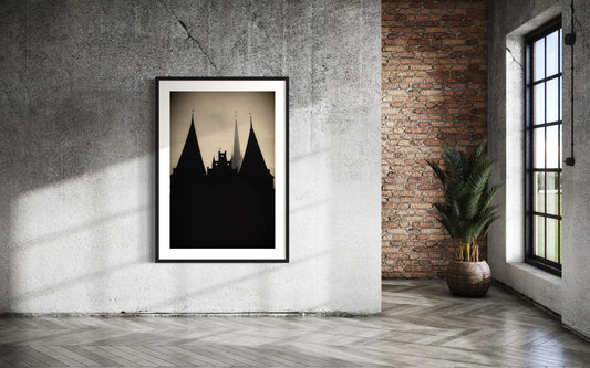 Fine Art Print - Die Silhouetten der Geschichte / Lübeck