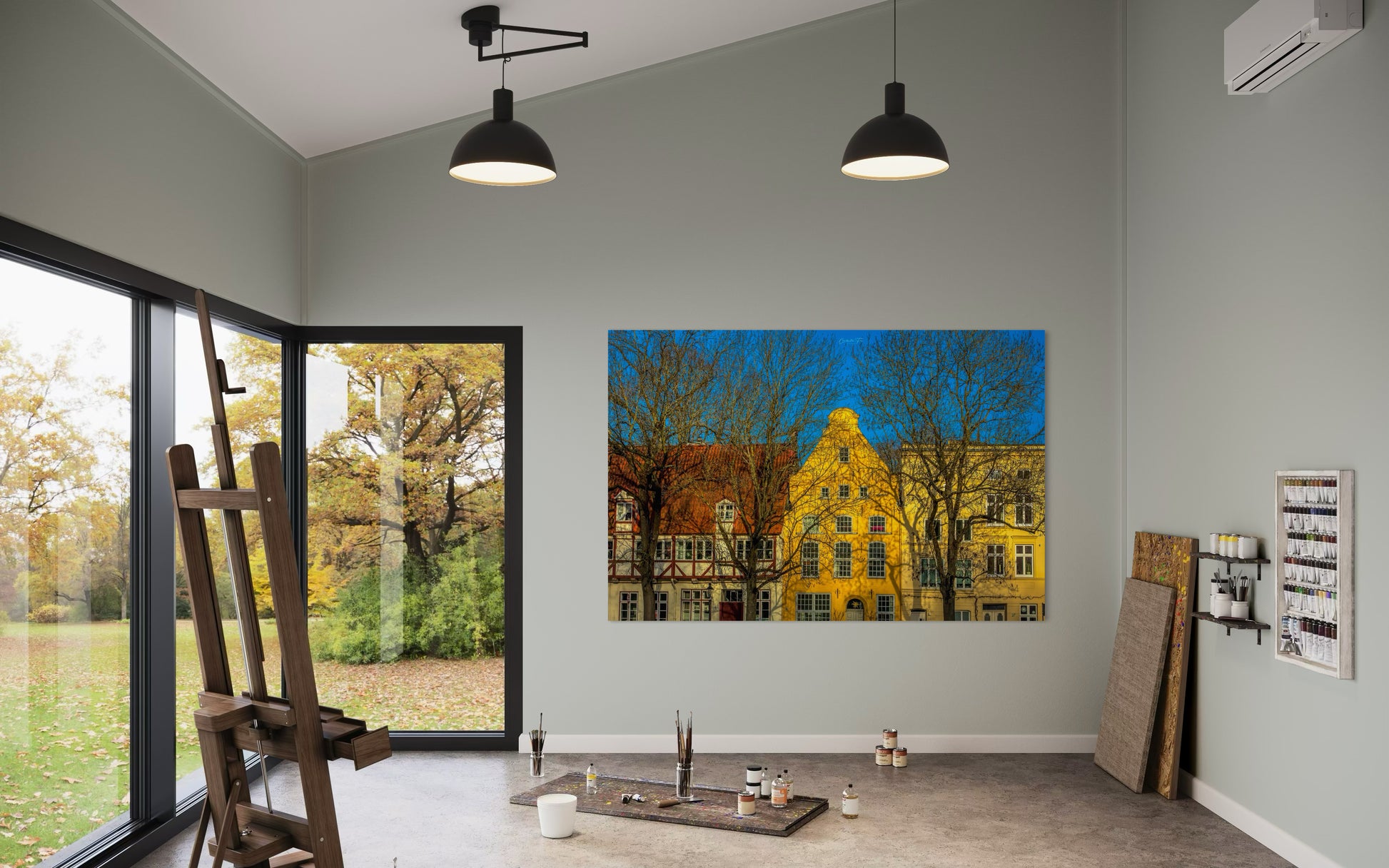 Lübeck Altstadt, historische Häuser Lübeck, Hansestadt Lübeck, Giebelhäuser, Architekturfotografie, Fine Art Fotografie, Lübeck Wandbild, Schleswig-Holstein, Altstadtfotografie, norddeutsche Architektur, Lübeck Kunst, Constantin Ticu Fotografie.