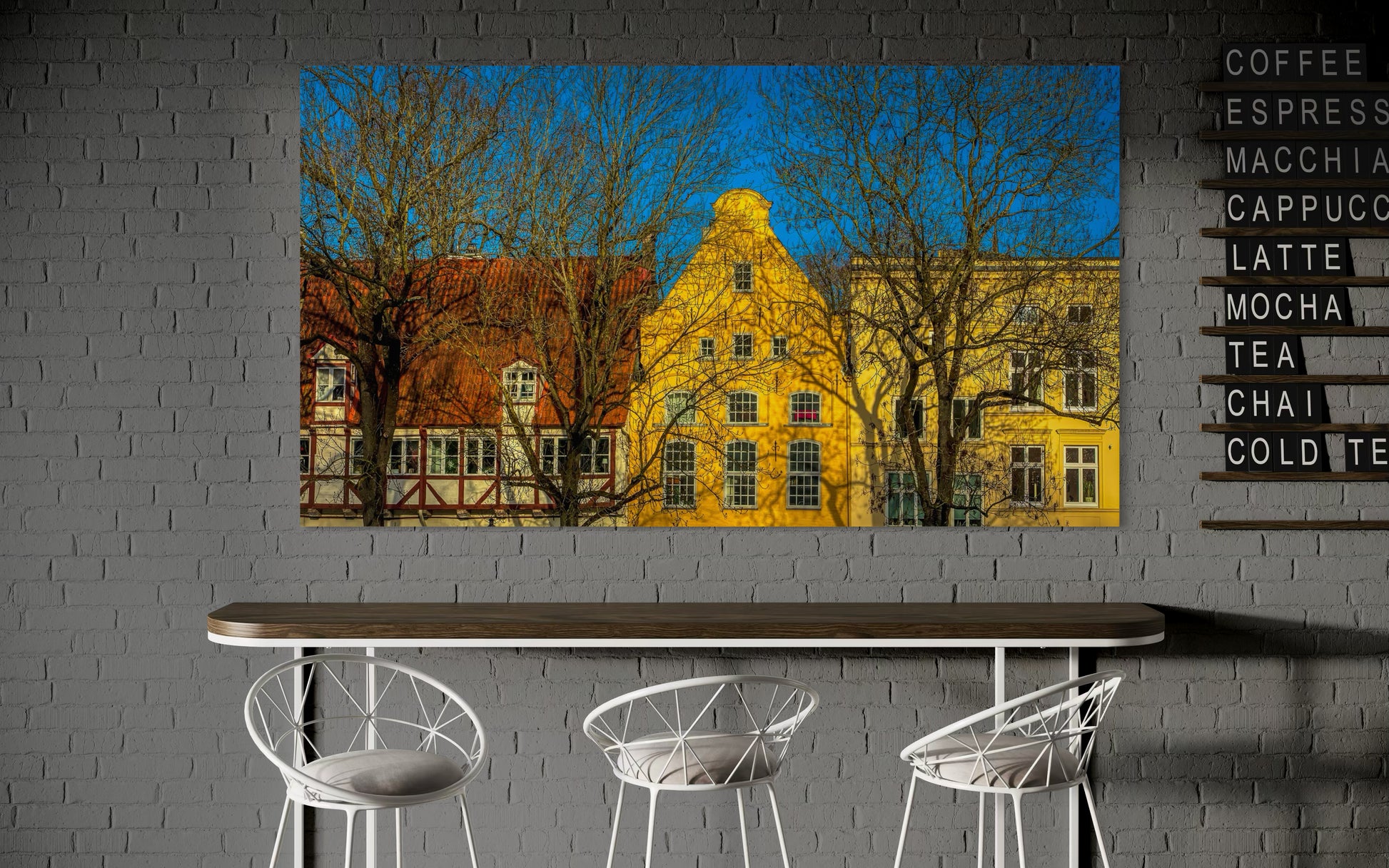 Lübeck Altstadt, historische Häuser Lübeck, Hansestadt Lübeck, Giebelhäuser, Architekturfotografie, Fine Art Fotografie, Lübeck Wandbild, Schleswig-Holstein, Altstadtfotografie, norddeutsche Architektur, Lübeck Kunst, Constantin Ticu Fotografie.
