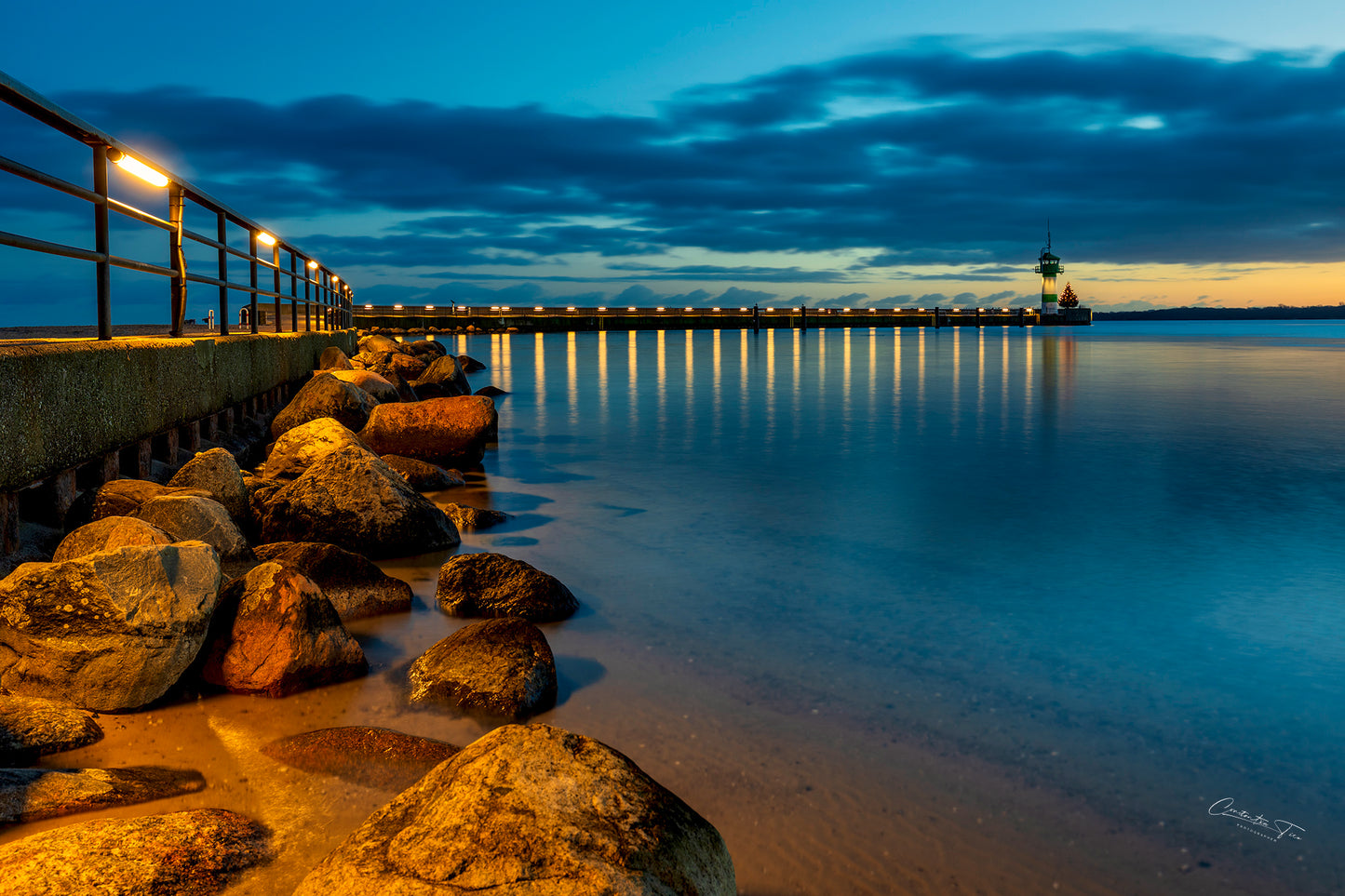 Travemünde – Blaue Stunde | 3-teilige Fotoserie