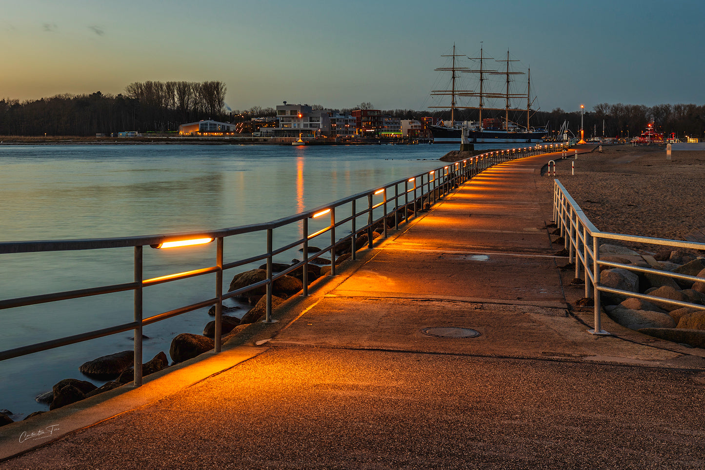 Travemünde – Blaue Stunde | 3-teilige Fotoserie