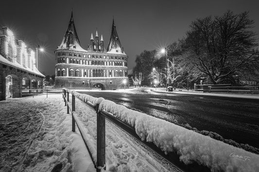 Lübeck - Holstentor - Winter