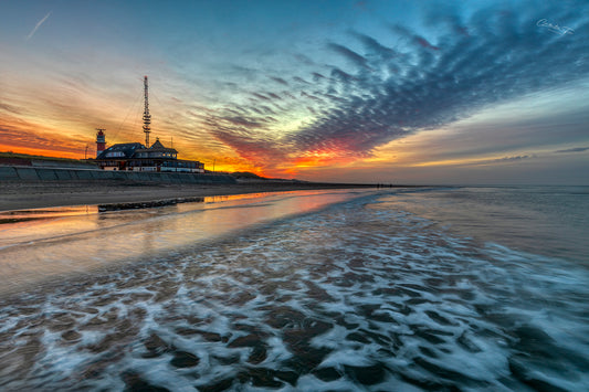 Sonnenaufgang bei der Heimlichen Liebe – Borkum
