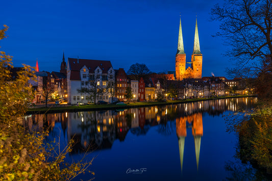 Lübeck - Der Lübecker Dom - Abendansicht II