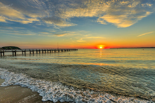 Wenn der Morgen das Meer berührt – Travemünde