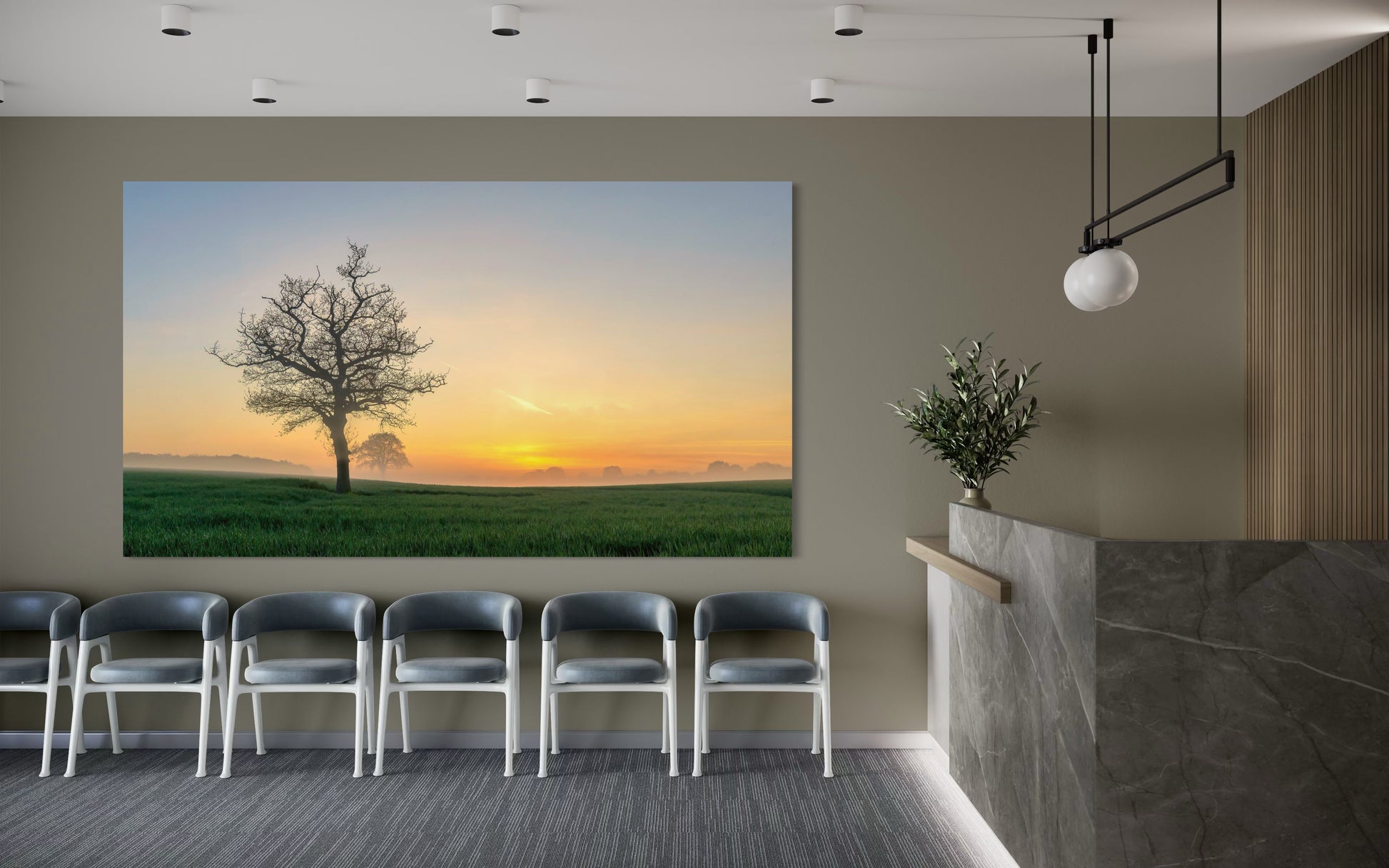 Sonnenaufgang Groß Parin, Landschaftsfotografie Lübeck, Morgennebel Schleswig-Holstein, Baum im Morgenlicht, Fine Art Fotografie, Naturbild Wandbild, Sonnenaufgang Norddeutschland, Landschaftsbild kaufen, Wanddekoration Natur, Constantin Ticu Fotografie.