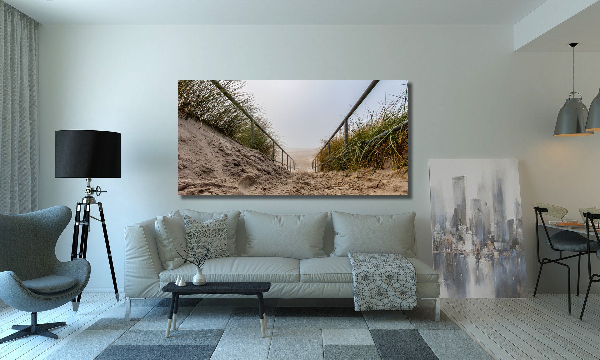  Insel Borkum - Die Treppe von Heimliche Liebe  - Digital Stock Foto - Instant Download